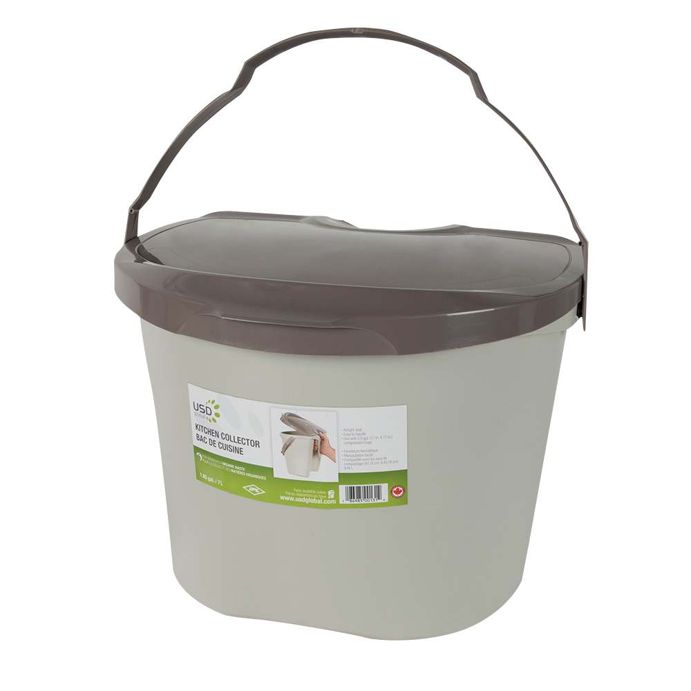 Bac de cuisine pour matière organique 7 L