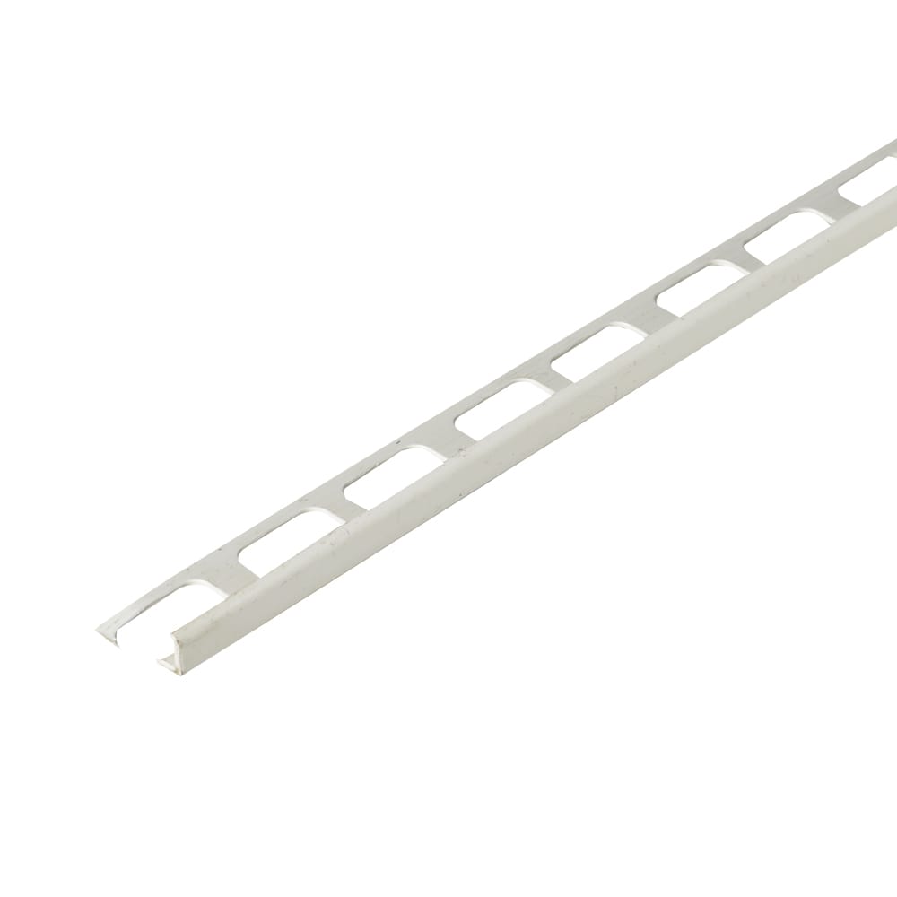 Moulure en L pour céramique 8 mm PVC blanc