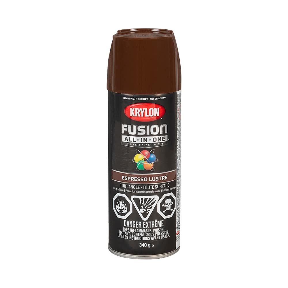 Peinture et apprêt Fusion All-In-One espresso lustré 340 g