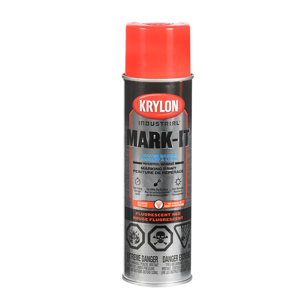 Peinture de marquage inversé rouge fluorescent 482 g