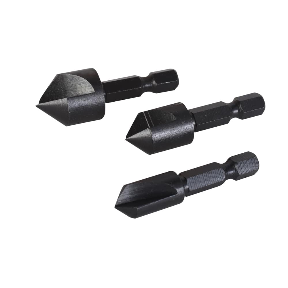 Ensemble de 3 forets/mèches à fraiser