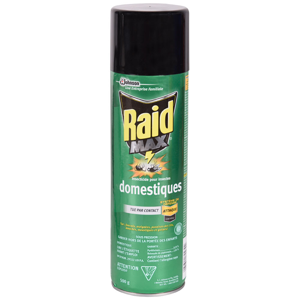 Insecticide pour insectes domestiques Raid Max 500 g