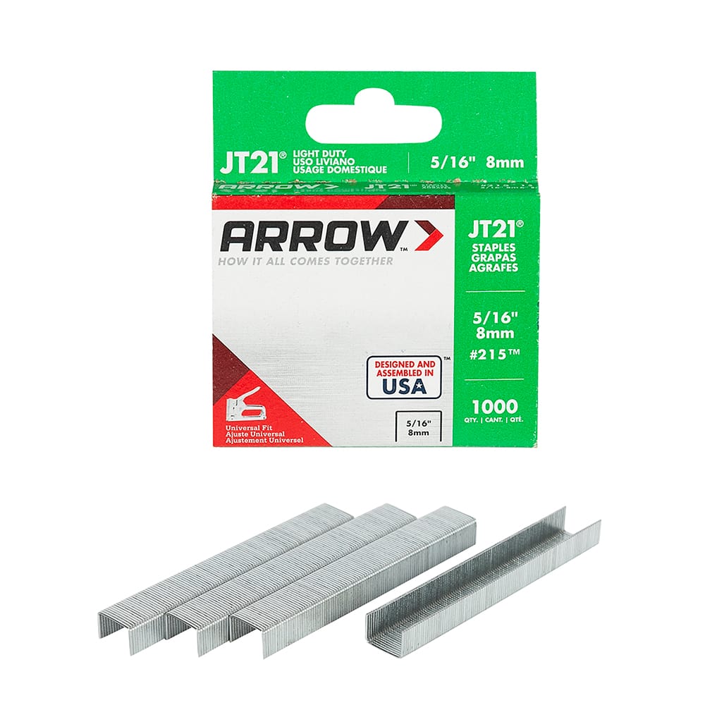 Agrafes JT21, 5/16 po Pqt/1 000