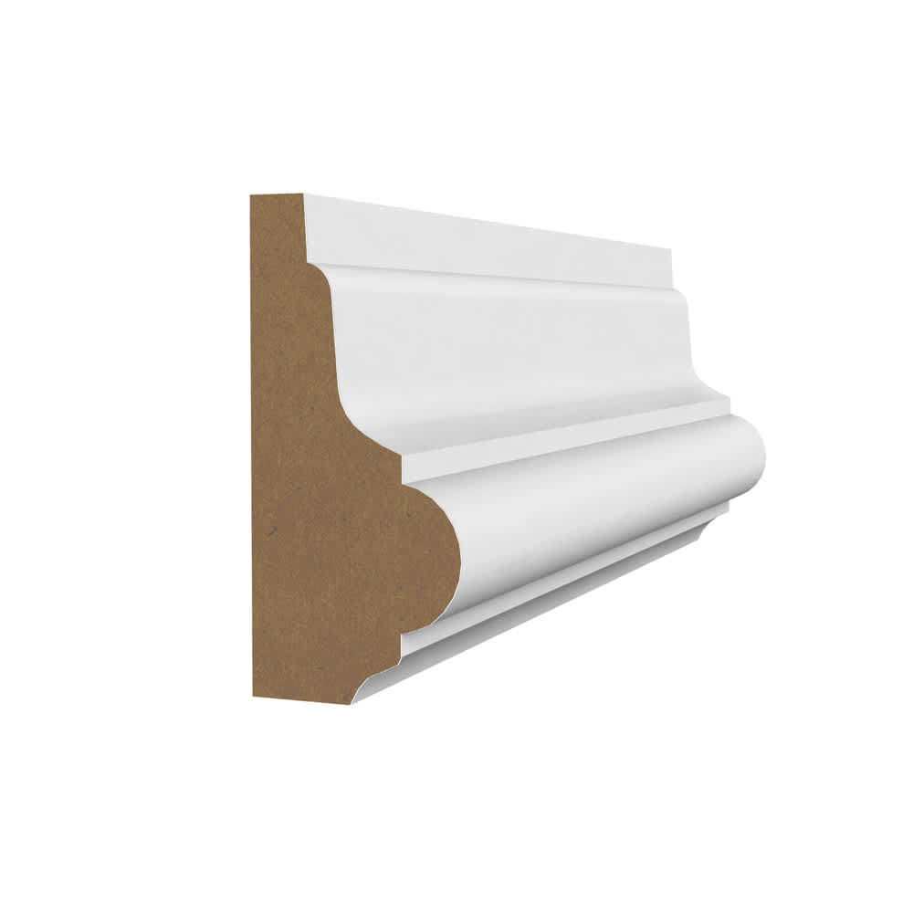 Cimaise en fibre de bois 3/4 po x 1 5/8 po x 8 pi