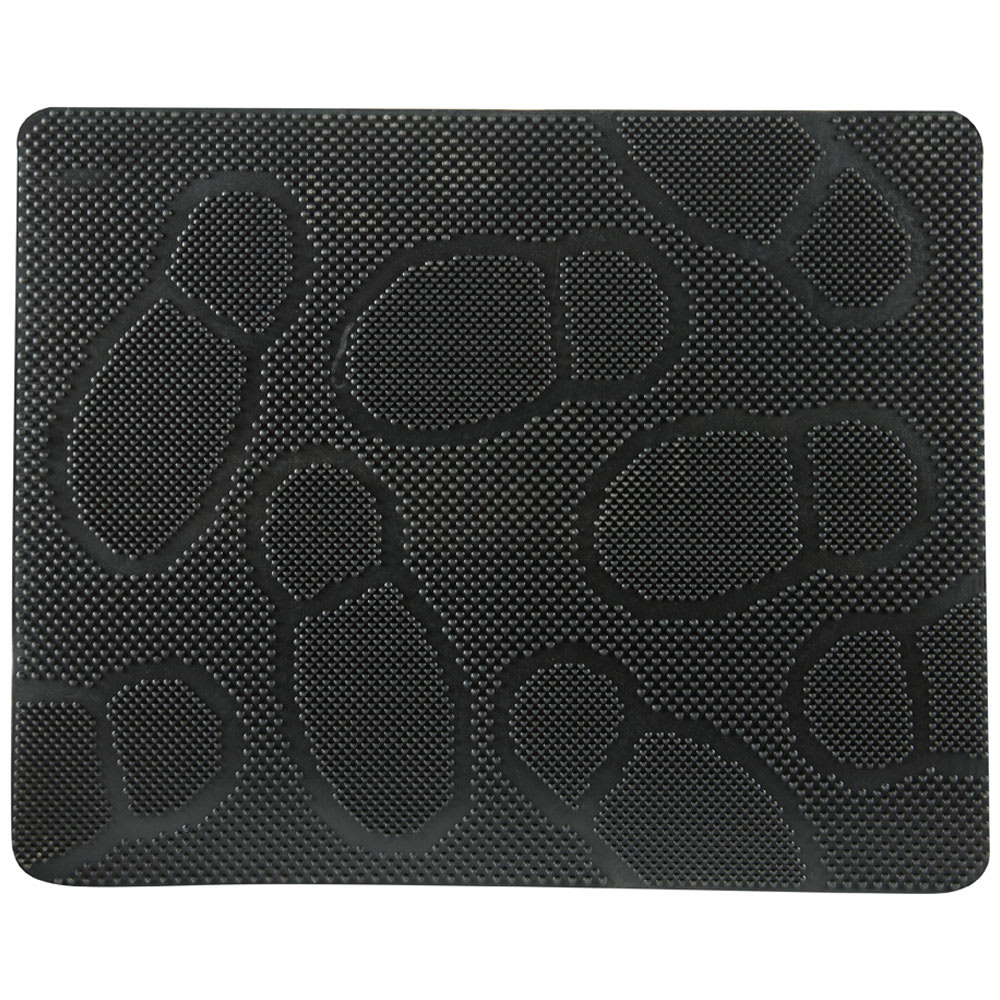 Tapis en caoutchouc Empreintes noir 24 po x 30 po VERTUO