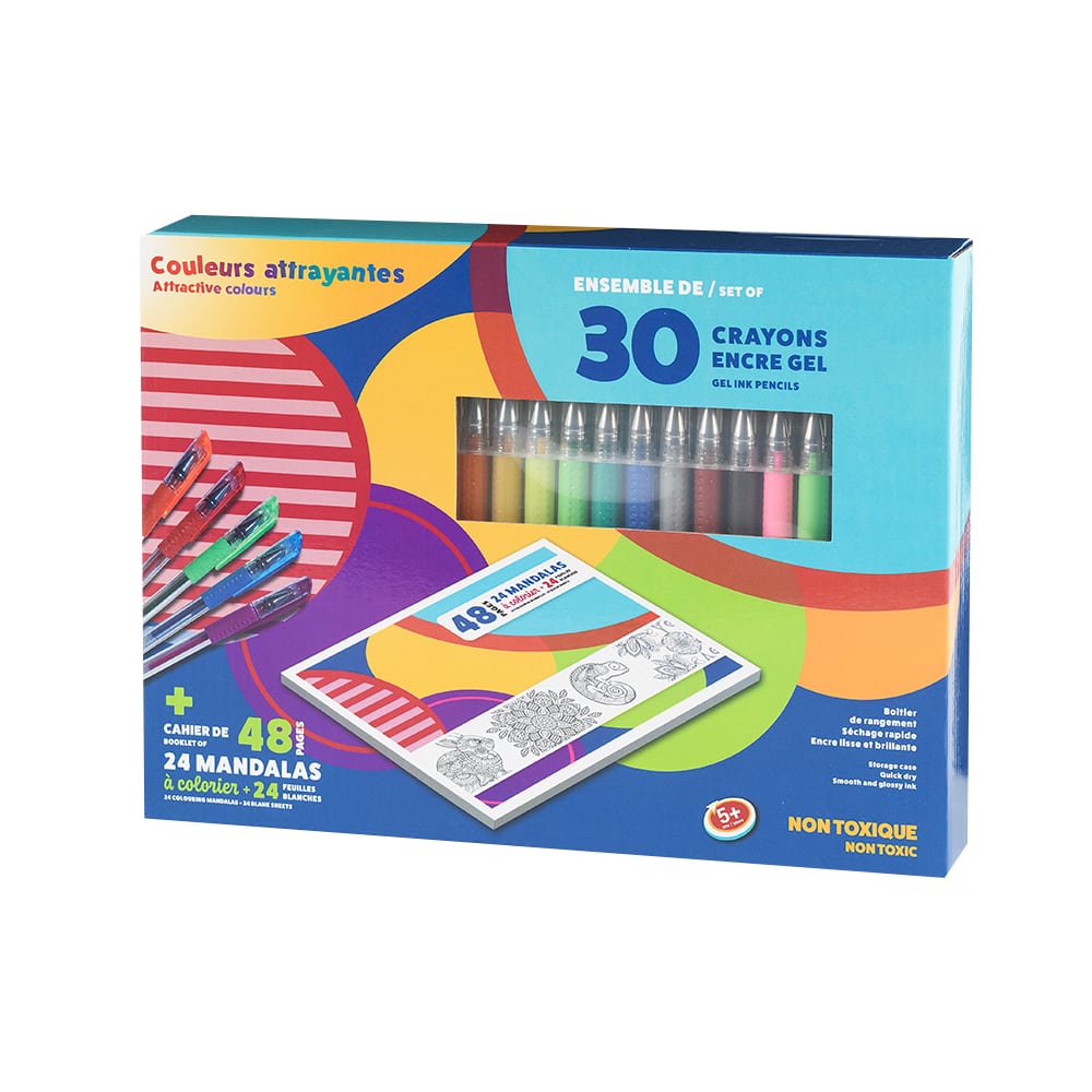 Ensemble crayons et carnet