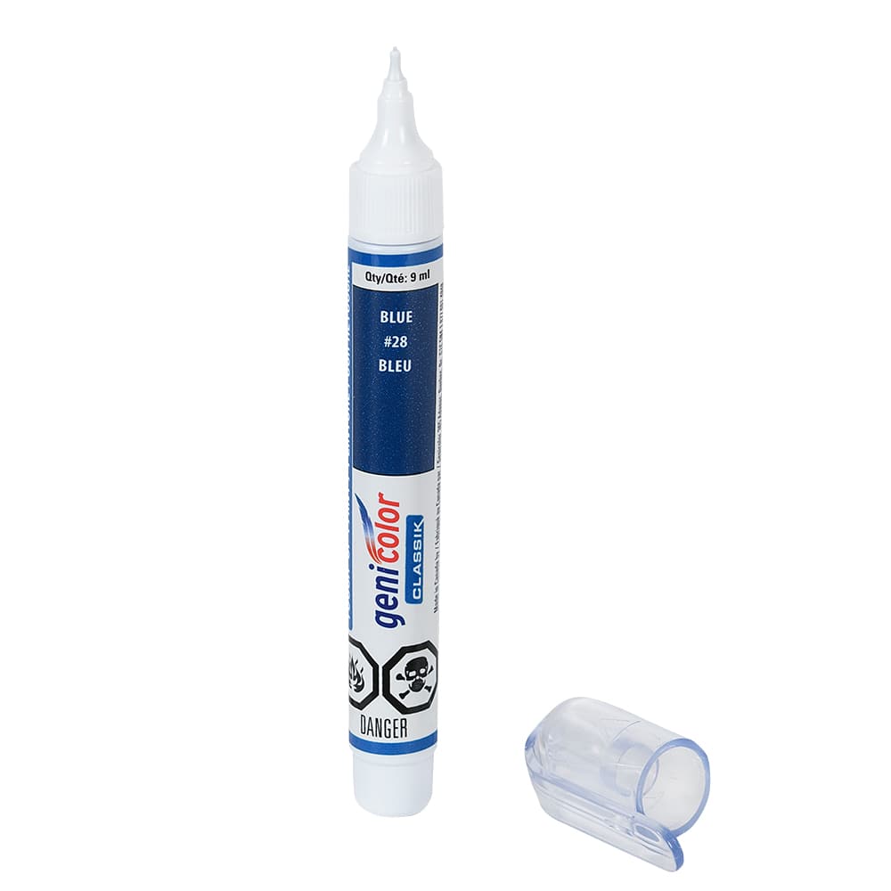 Stylo de retouches pour automobiles Genicolor 9 ml bleu n° 28