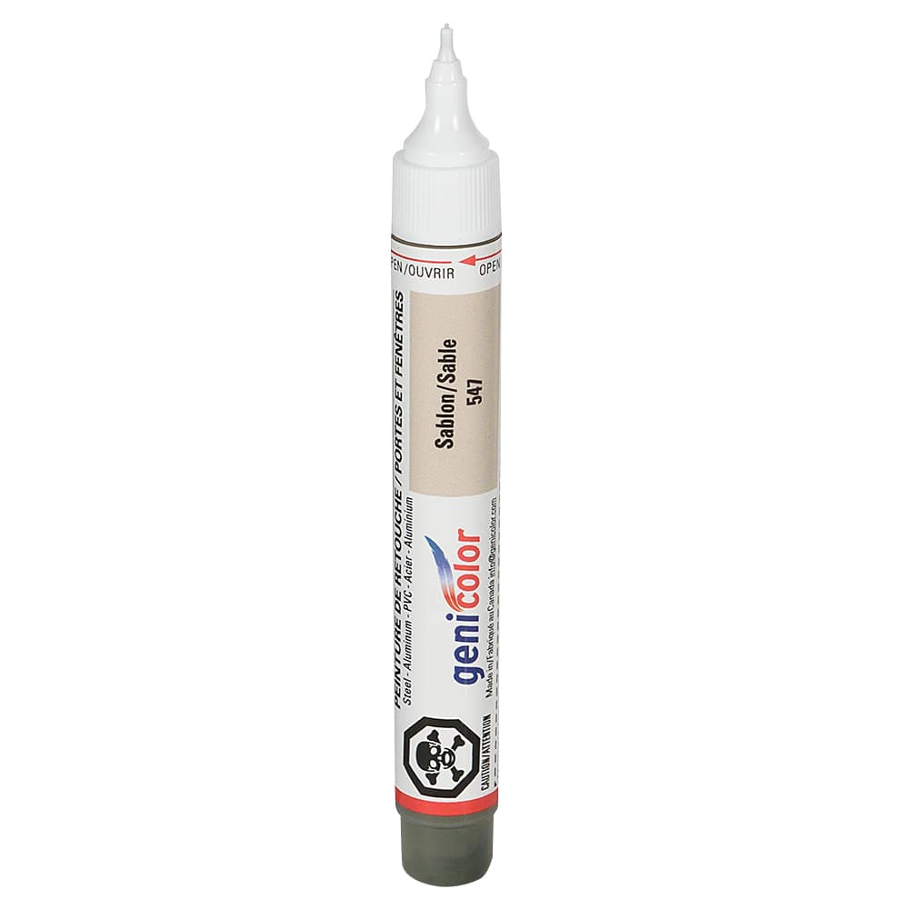 Stylo de retouches pour portes et fenêtres Genicolor sable n° 547