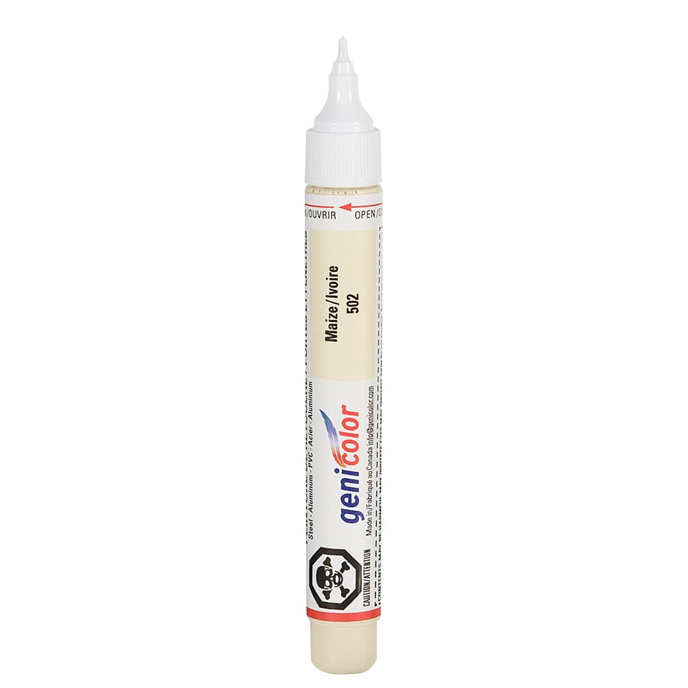 Stylo de retouches pour portes et fenêtres Genicolor ivoire n° 502