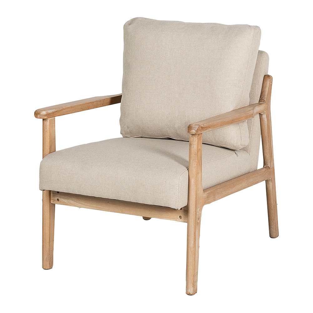 Fauteuil Florence beige VERTUO
