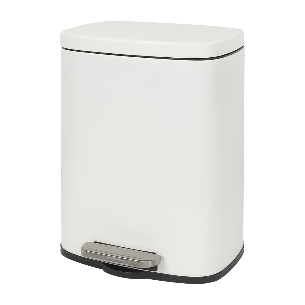 Poubelle à pédale blanche 12 L NEKTRA