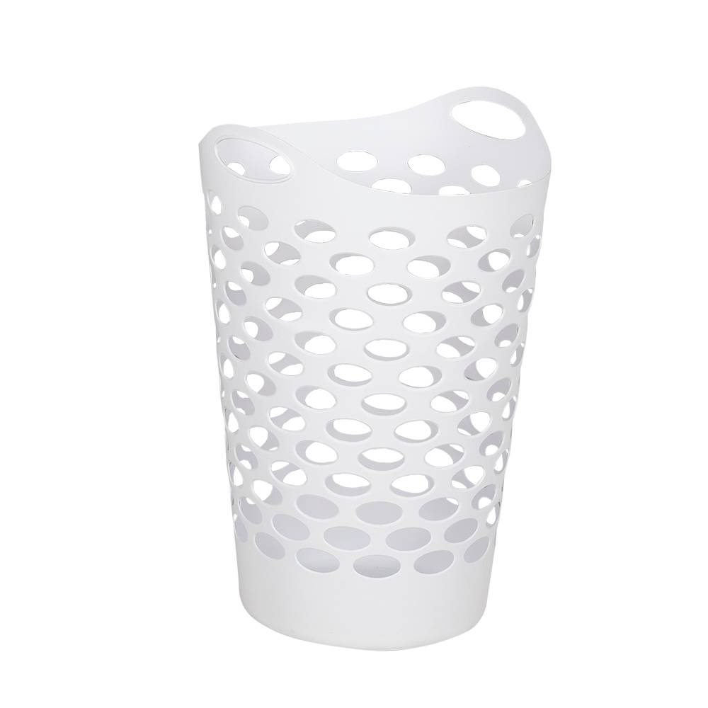 Panier à linge en plastique blanc 65 L