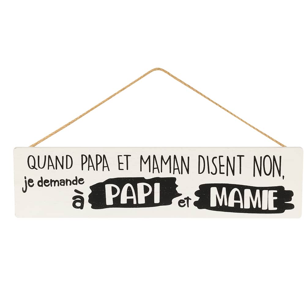 Affiche décorative Papi et mamie