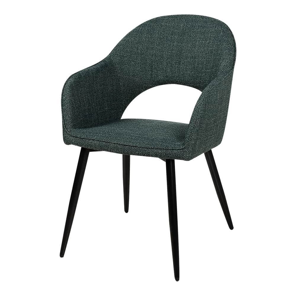 Chaise de salle à manger Elena verte VERTUO