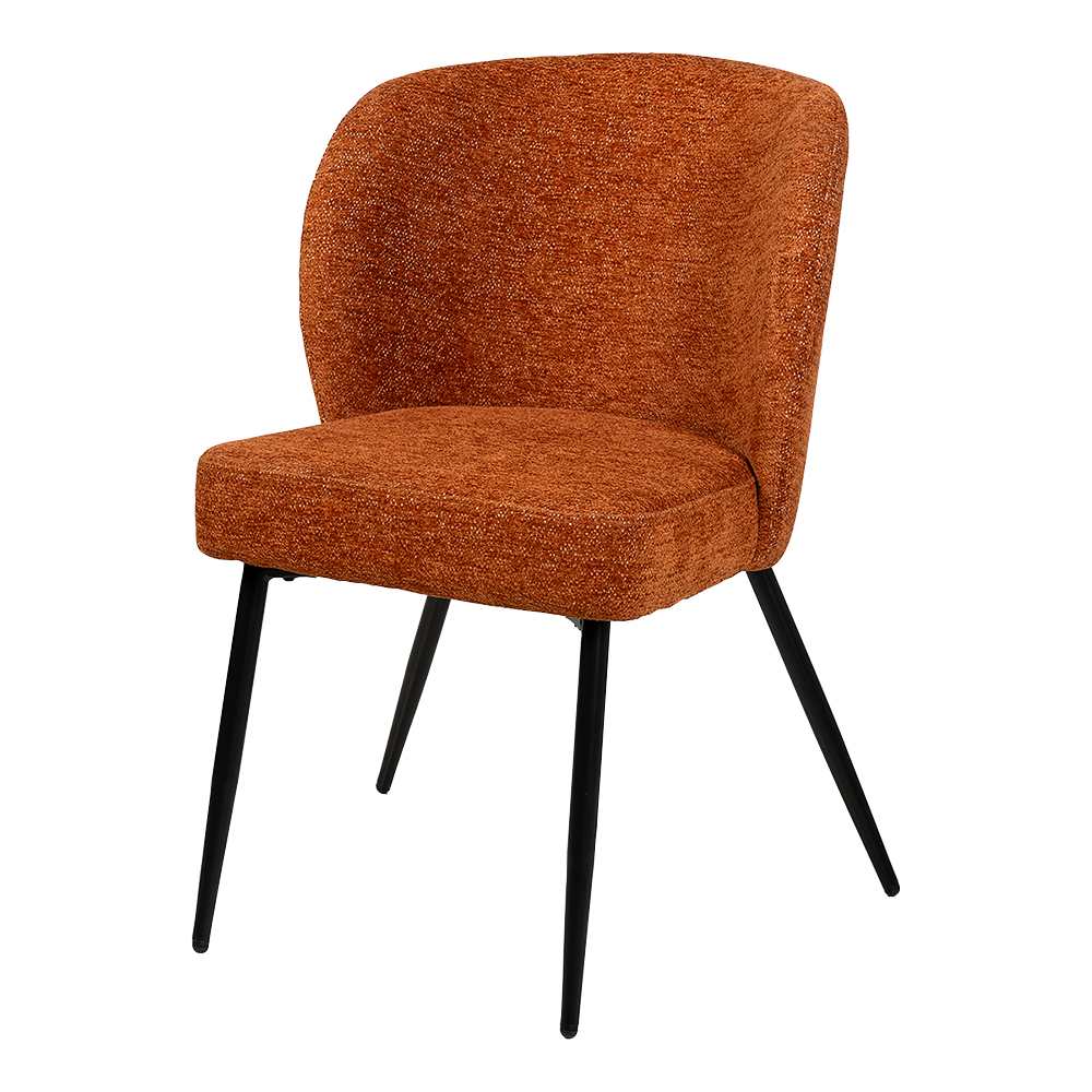 Chaise de salle à manger Malibu orange VERTUO
