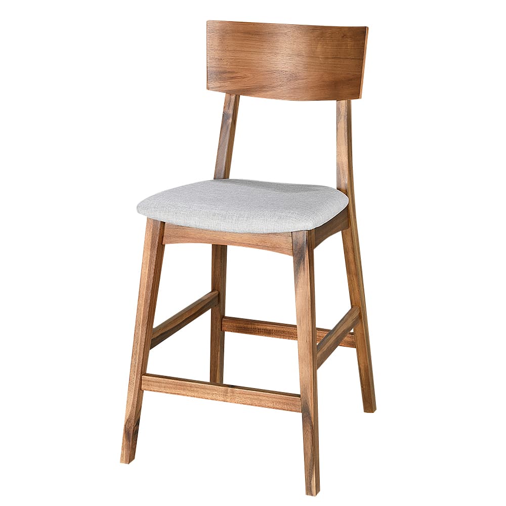 Tabouret Acacia beige ASTELLA