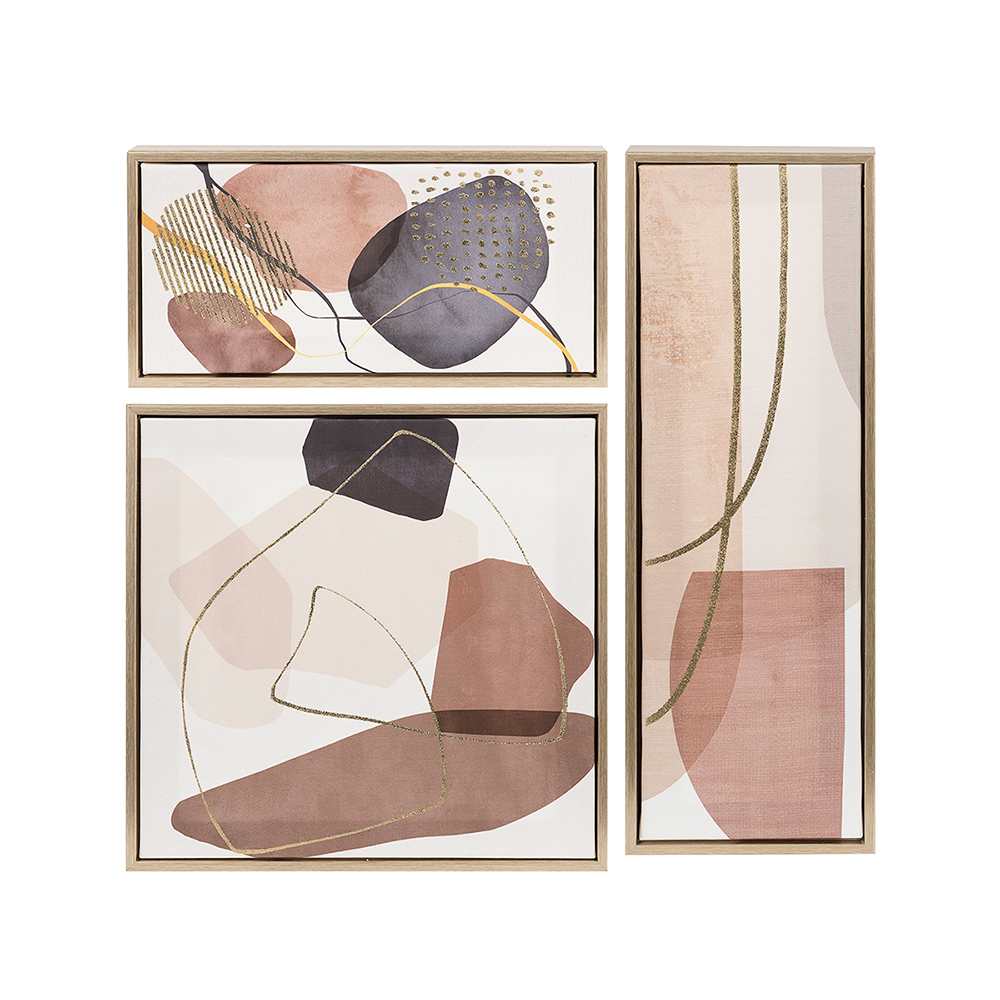 Ensemble de 3 cadres moderne VERTUO