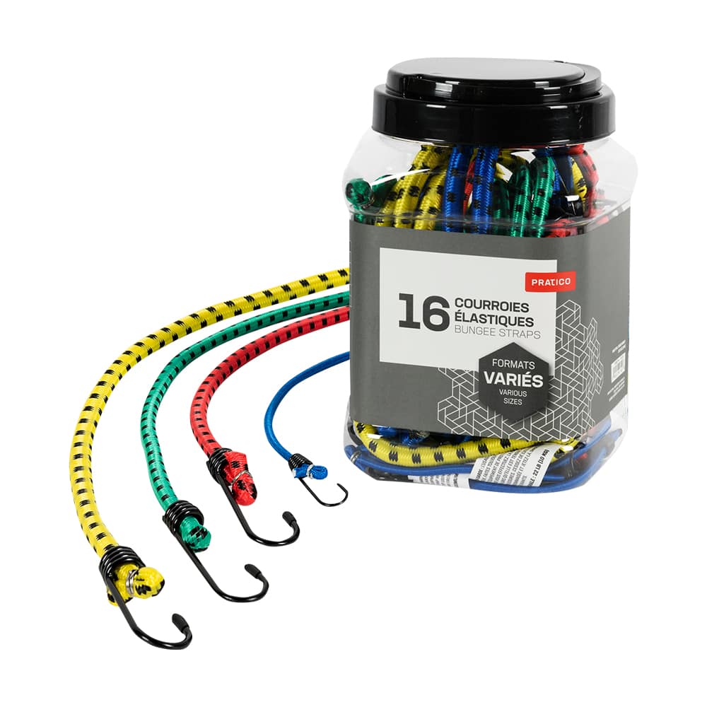 Set of 16 Bungee Straps