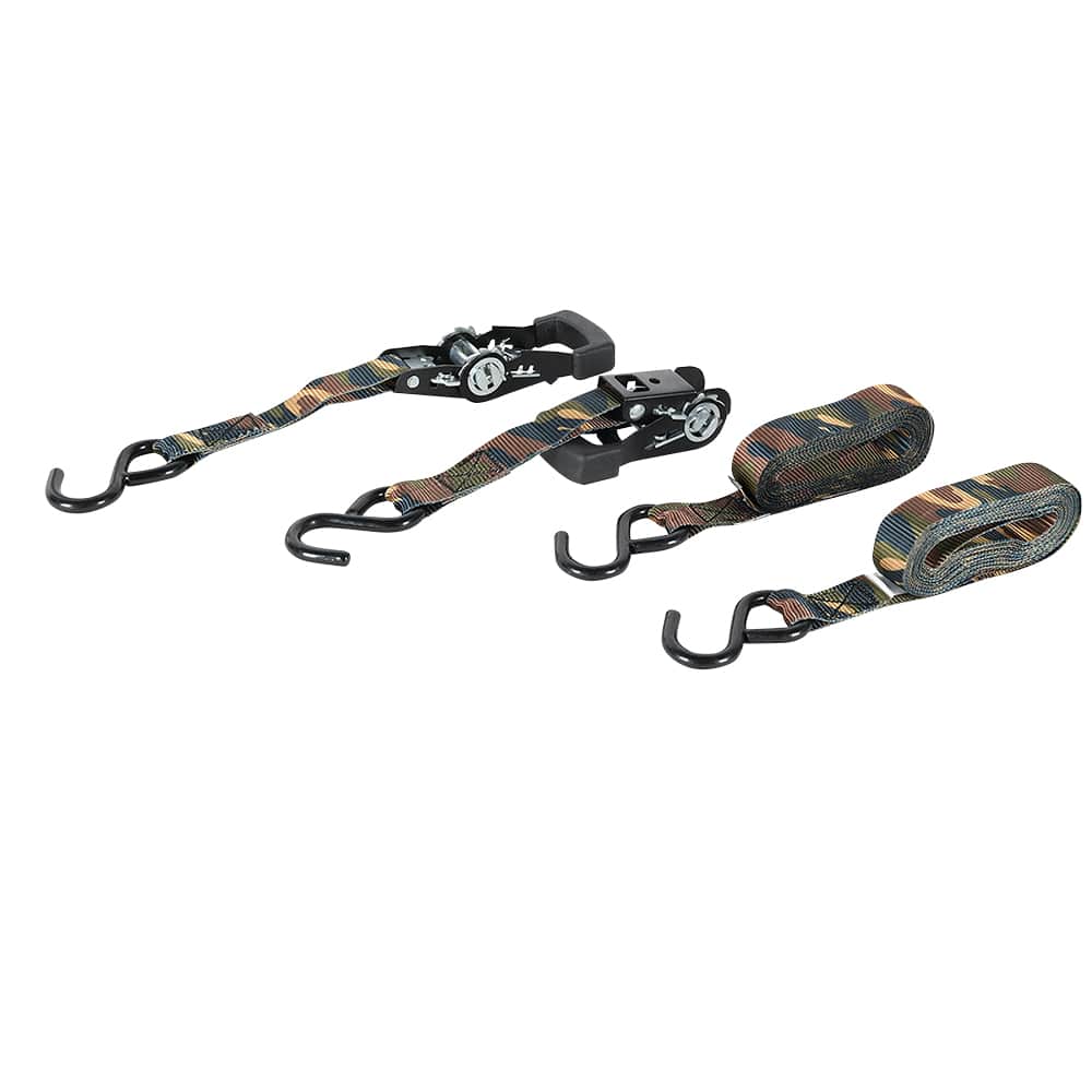 NEKTRA Ratchet Straps 1 in. x 15 ft. Pkg/2