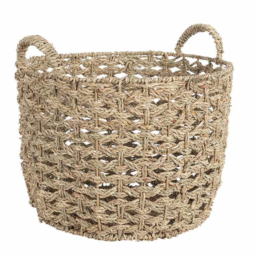 Panier de rangement en fibres naturelles 15 po VERTUO