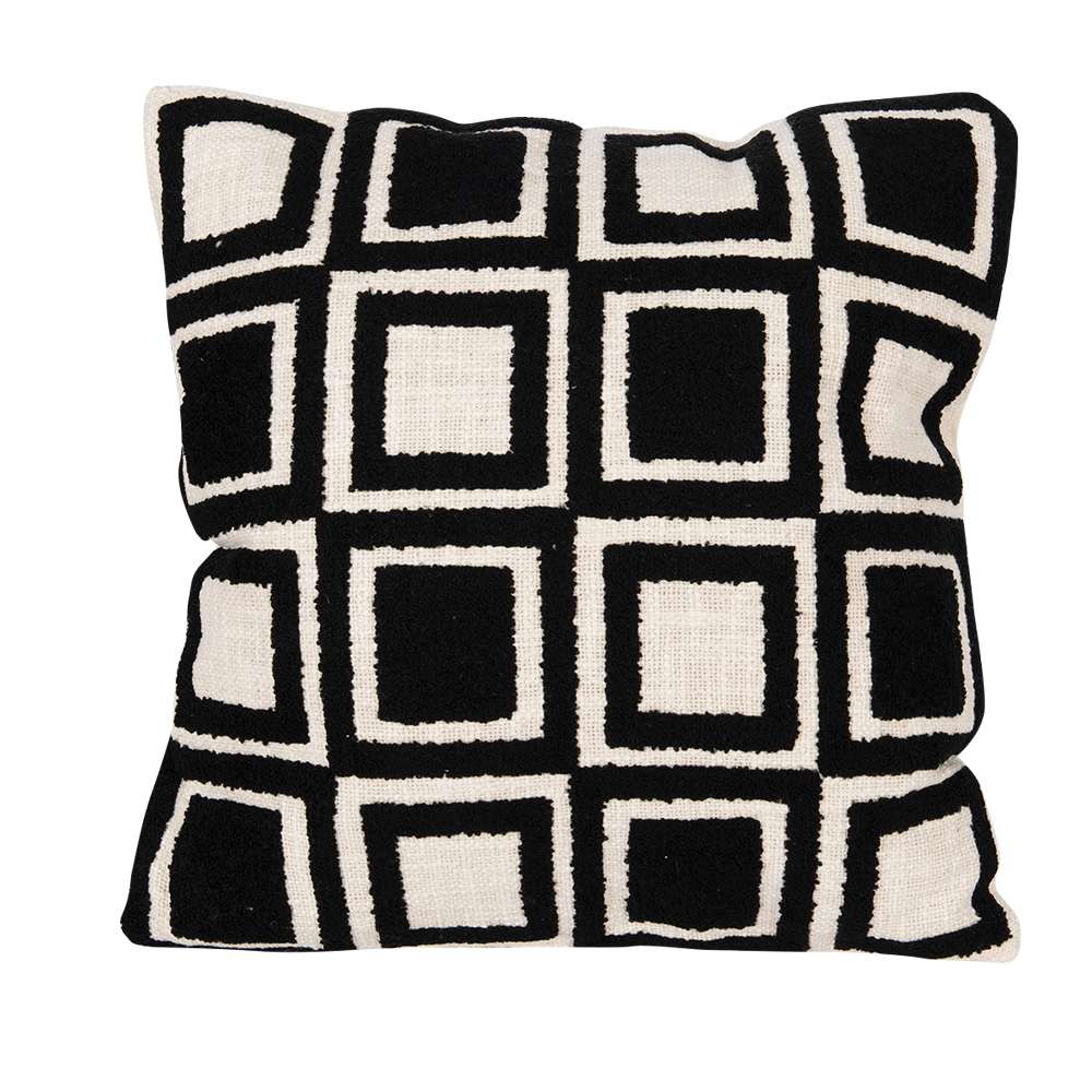 Coussin damier 17 3/4 po x 17 3/4 po VERTUO