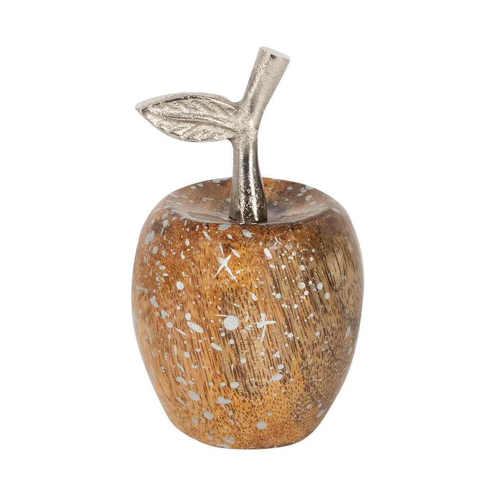 Pomme décorative avec feuille