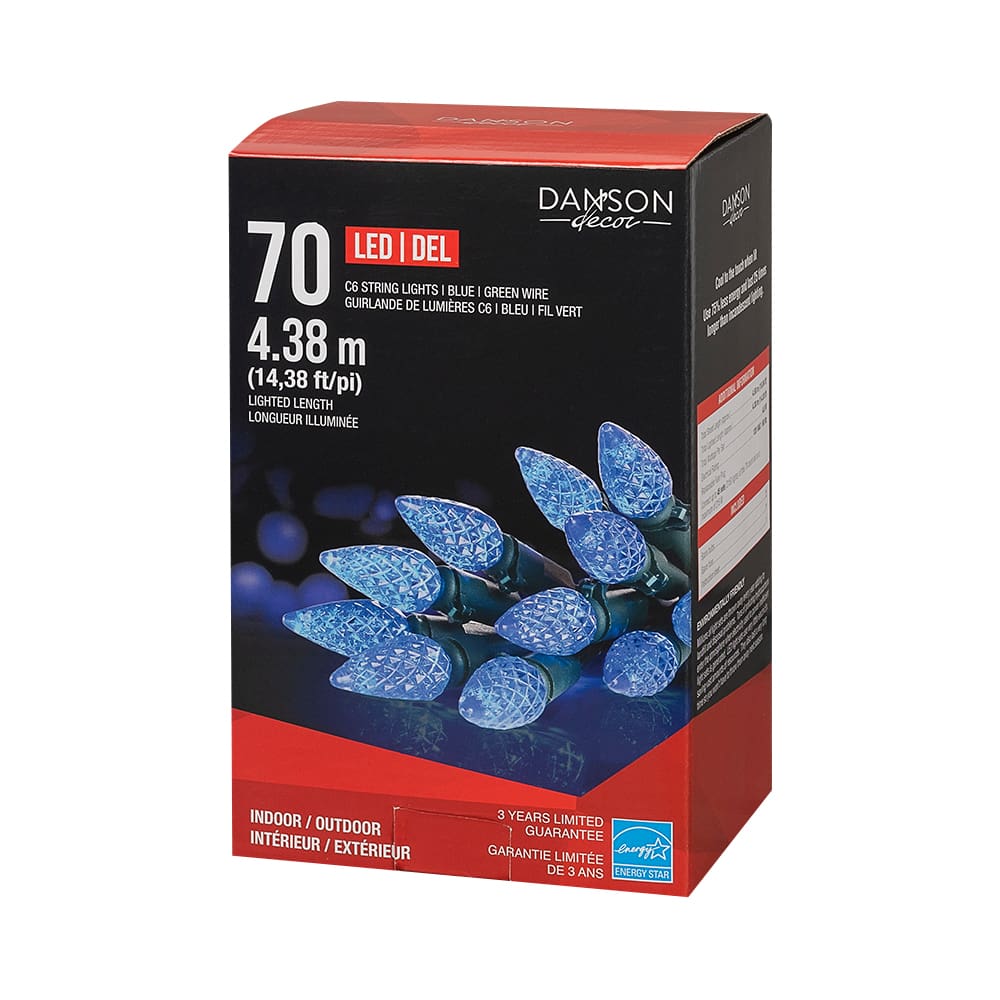 70 C6 LED Lights Set Blue