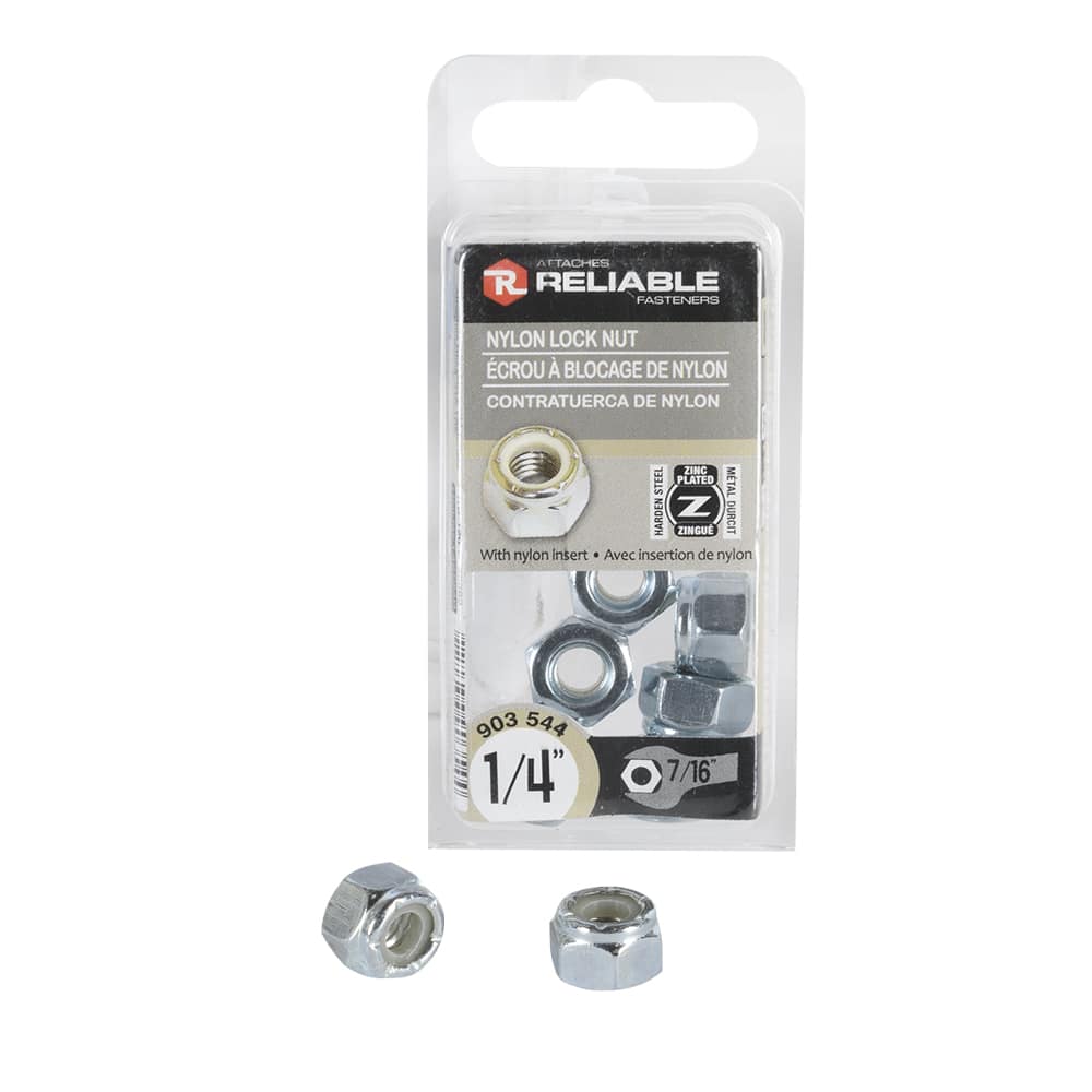 Lock Nuts 1/4 in. Pkg/8