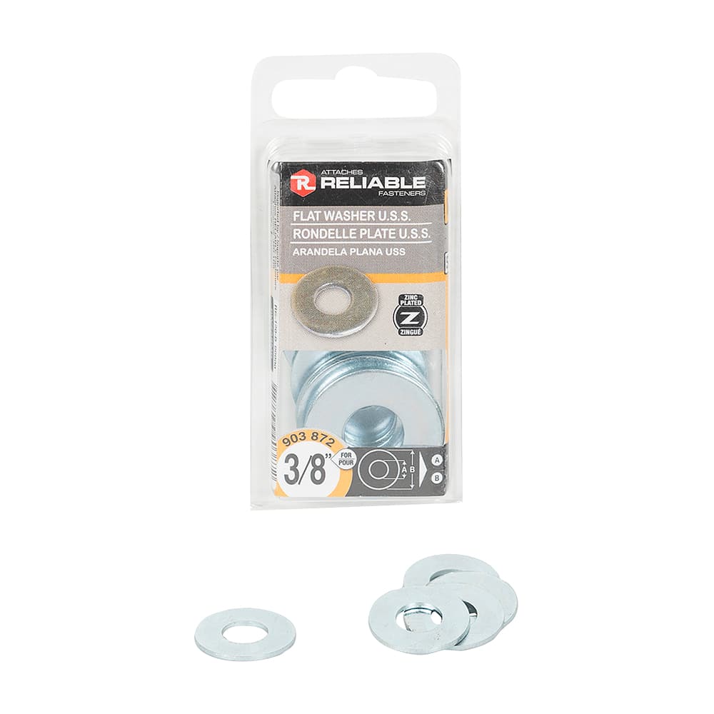 Flat Washers 3/8 in. Pkg/8