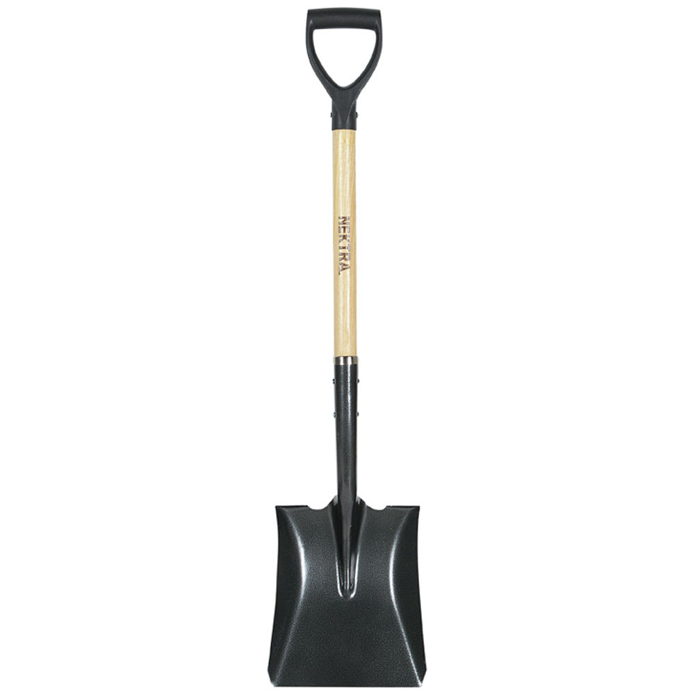 Pelle carrée en acier avec manche en bois 41 po NEKTRA