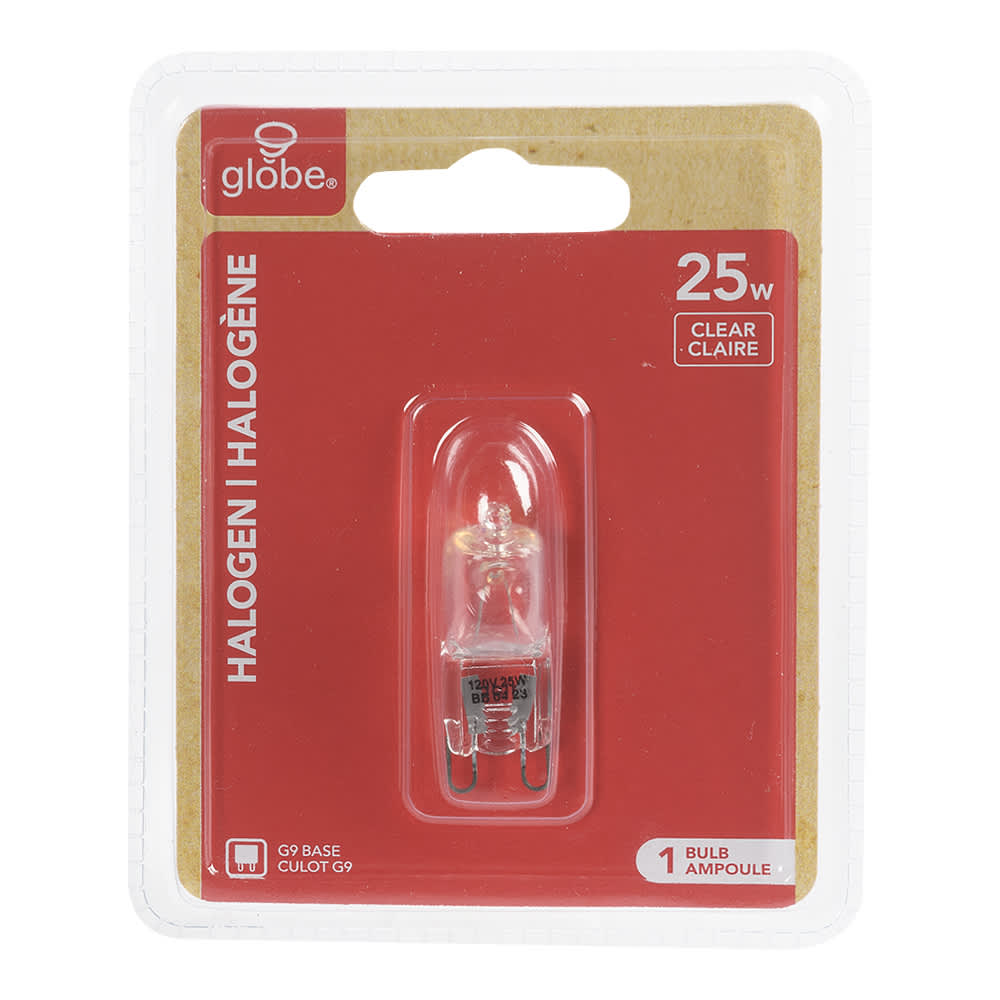 Ampoule halogène G9, 25 W