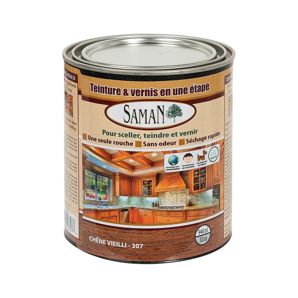 Teinture & vernis chêne vieilli 946 ml