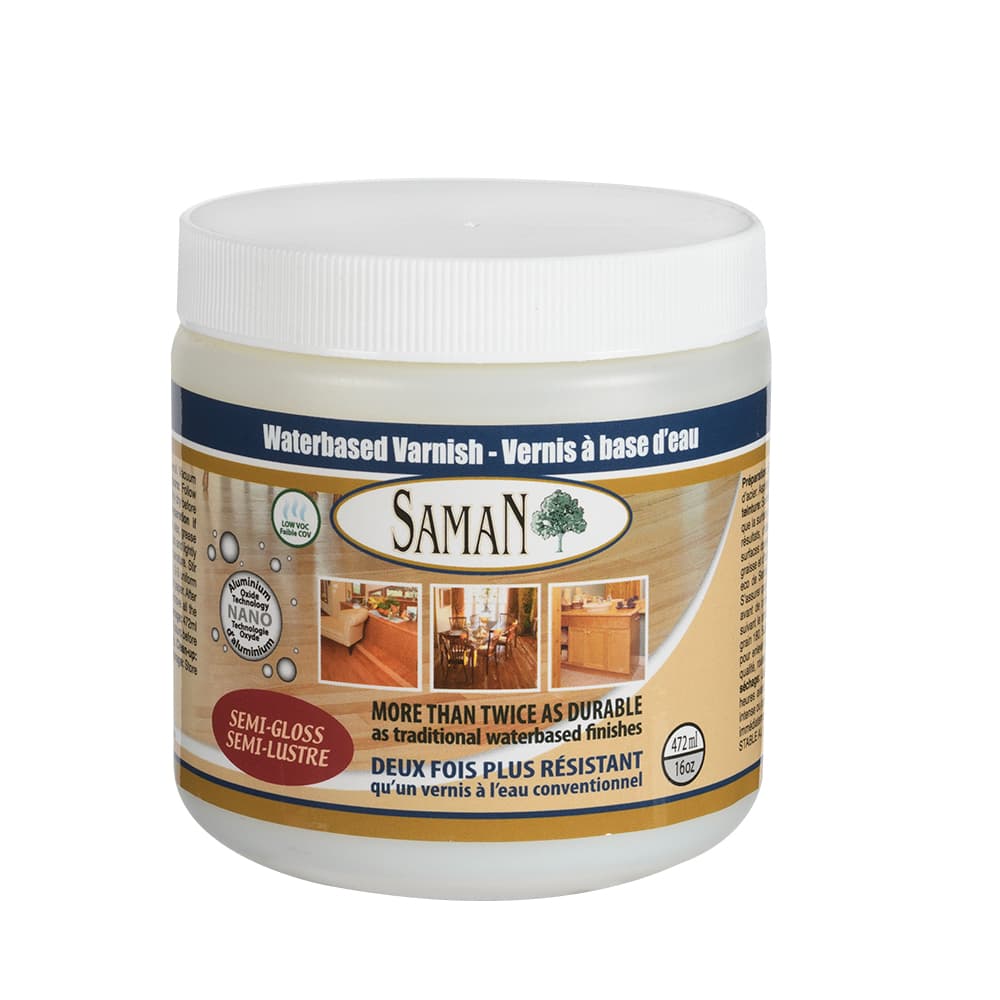 Vernis à base d'eau intérieur semi-lustré 472 ml