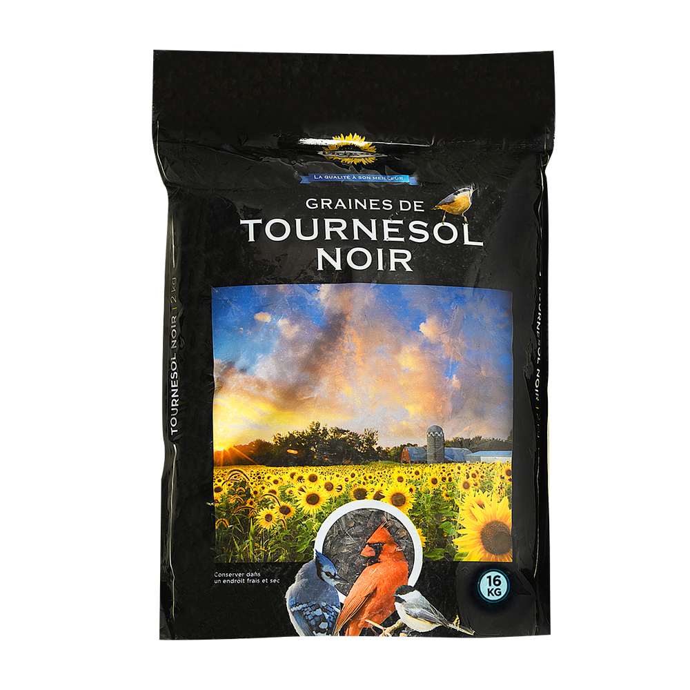 Graines de tournesol noir 16 kg