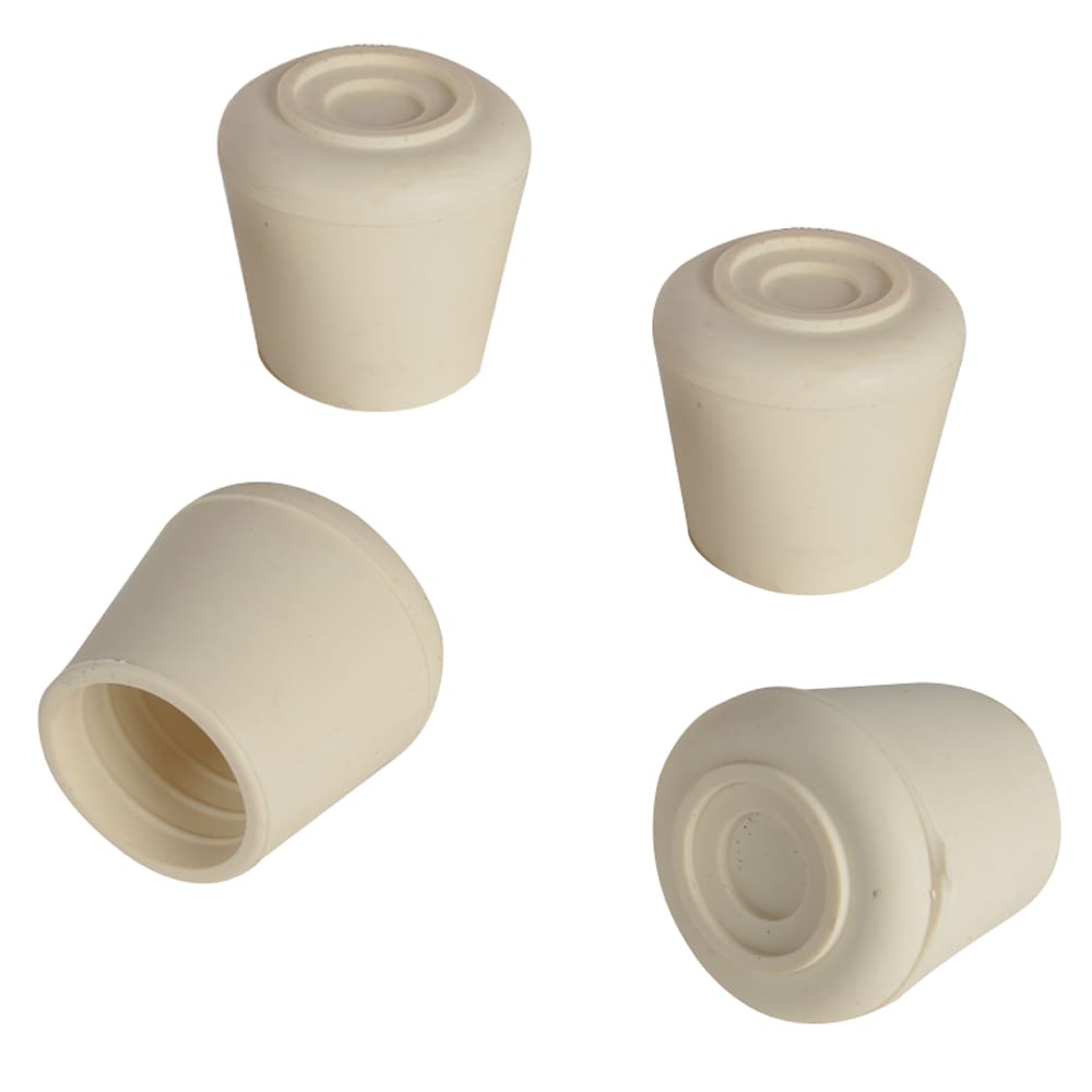 Embouts de caoutchouc 7/8 po Pqt/4