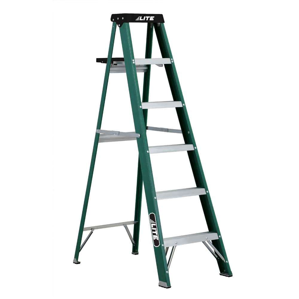 Heavy-Duty Fibreglass Stepladder 6 ft. Grade 2