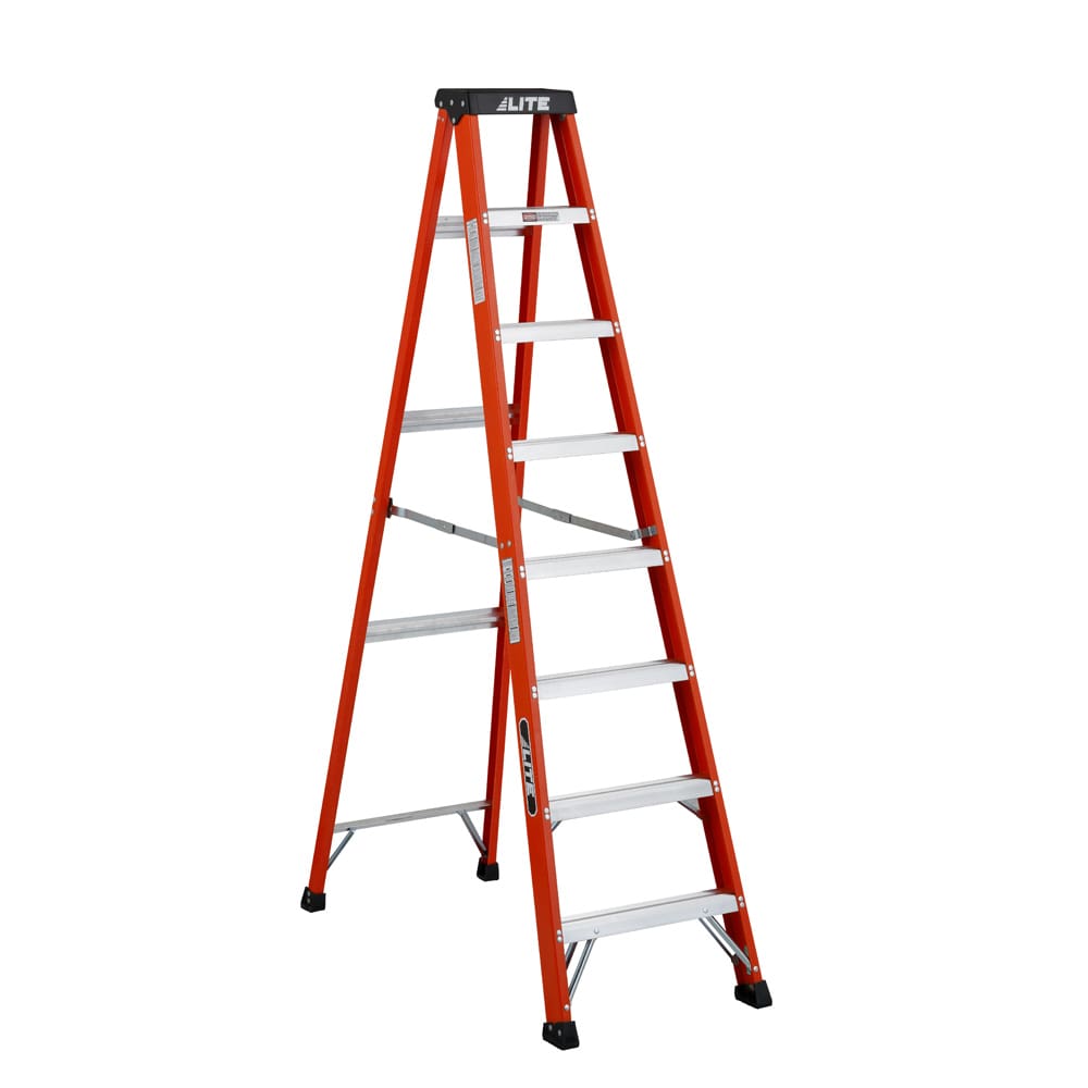 Heavy-Duty Fibreglass Stepladder 8 ft. Grade 1A