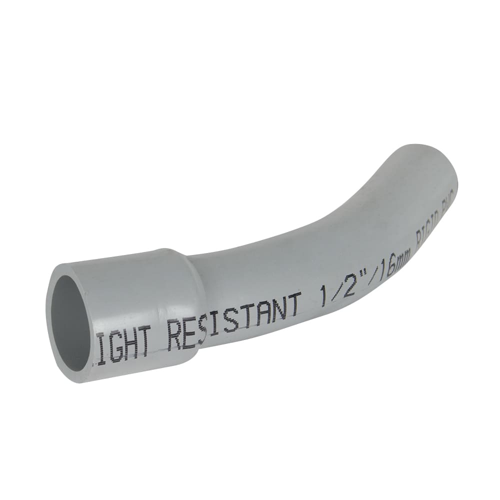 Coude 45° pour conduit électrique en PVC 1/2 po MxF