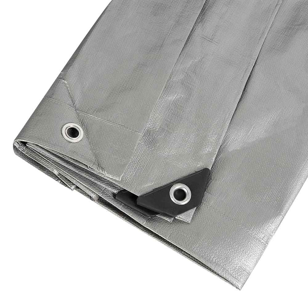NEKTRA Industrial Tarp Grey 20 ft. x 30 ft.