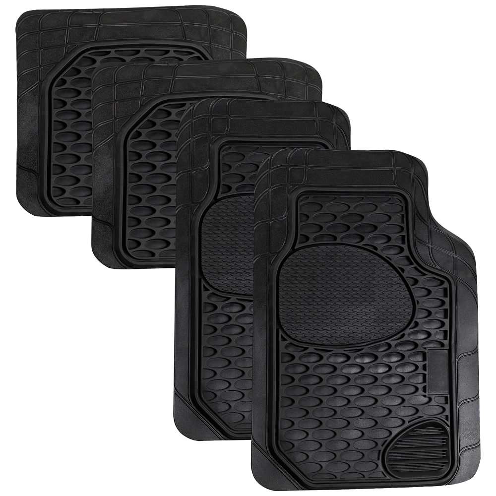 NEKTRA Set of 4 Deluxe Car Floor Mats