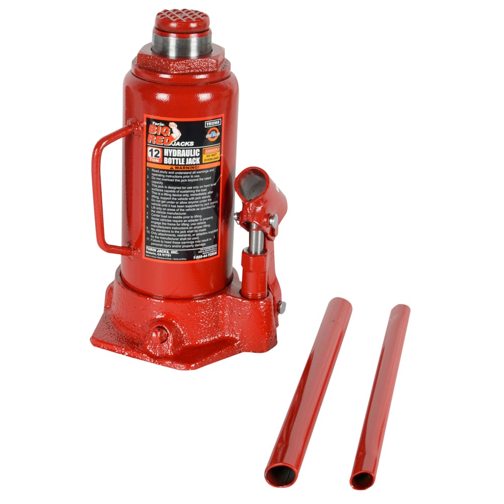 12-Ton Hydraulic Bottle Jack
