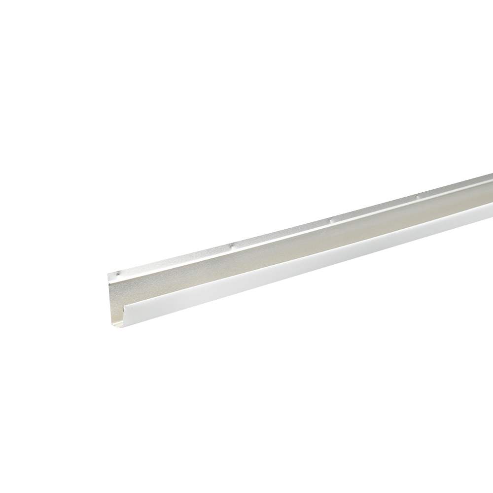 Moulure J en aluminium pour soffite blanc 1/2 po x 12 pi
