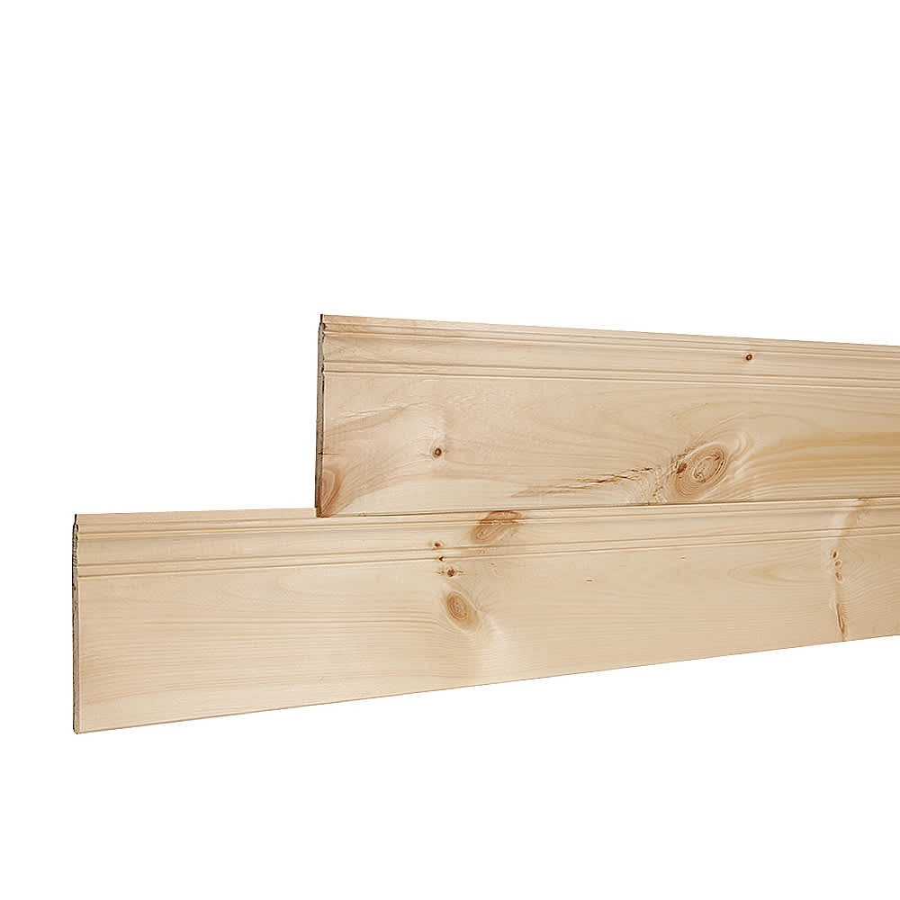 Revêtement de pin mouluré Pick Wick 5/8 po x 8 po vrac