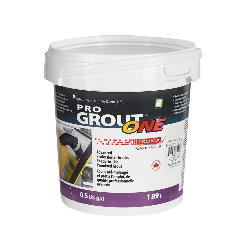 Pro Grout ONE Ready to use 1.89 L Arctic White