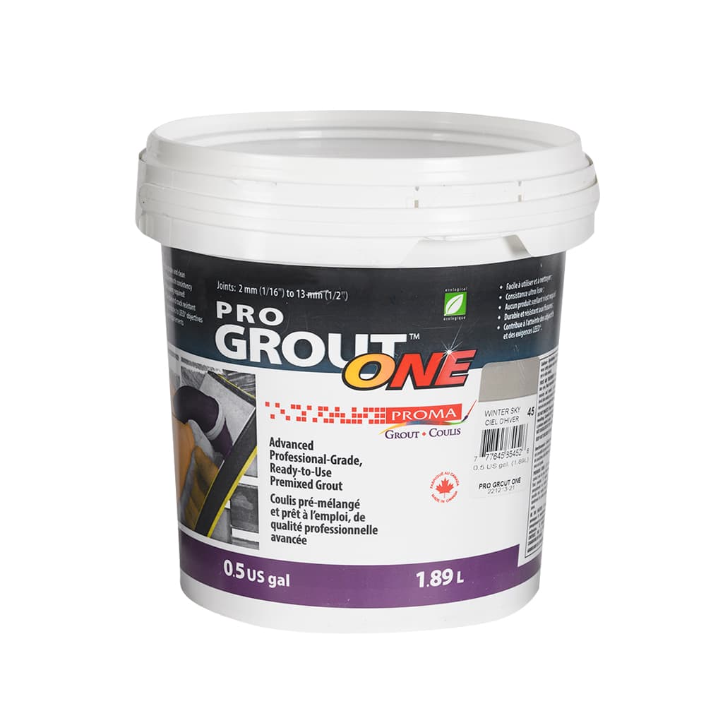 Coulis prêt à l'emploi Pro Grout ONE ciel d'hiver 1,89 L