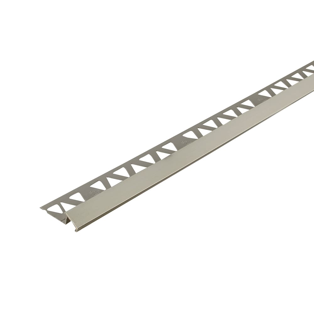 Moulure de transition/réduction pour céramique 10 mm x 8 pi titane satiné