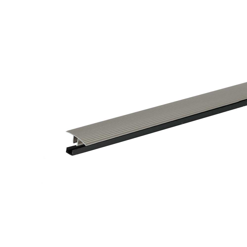 T-Shaped Edging 1 1/2 in. x 36 in. Satin Nickel