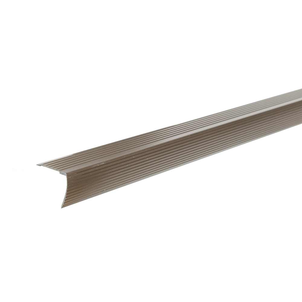 Satin Nickel Stair Nosing 36 in.