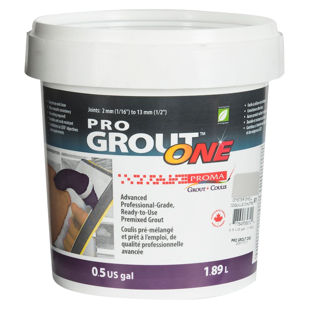 Pro Grout ONE Ready to Use 1.89 L Oyster Shell