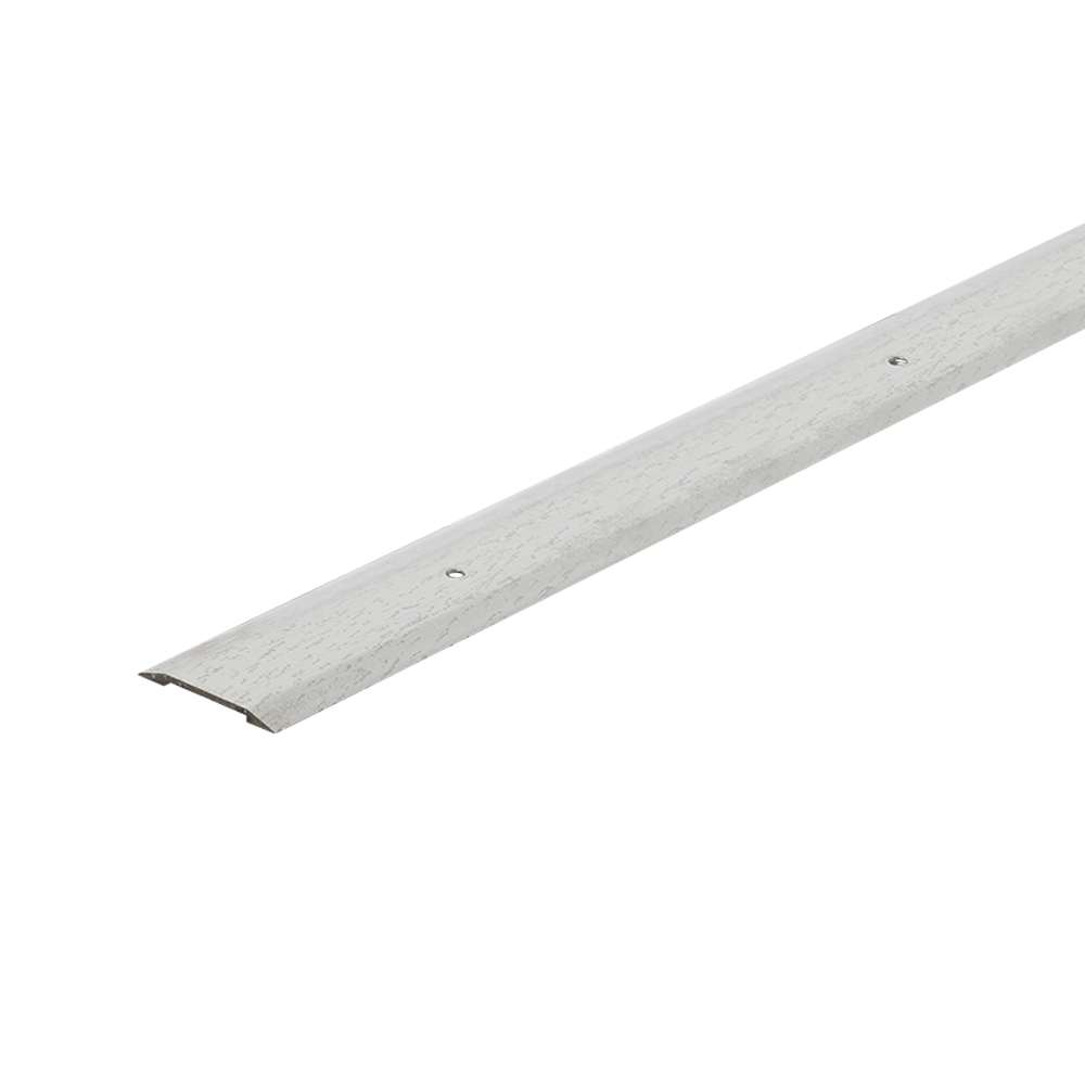 Bordure à plancher plate argent martelé 1 1/4 po x 72 po